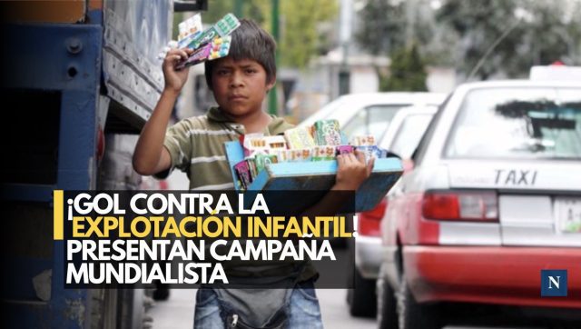 ¡Tarjeta roja al trabajo infantil! México lanza campaña rumbo al Mundial