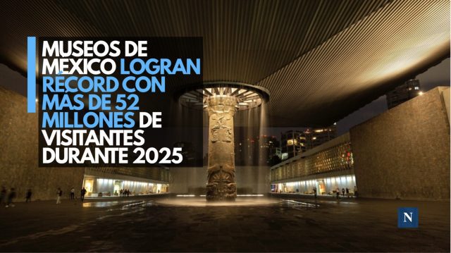 Museos de México logran récord con más de 52 millones de visitantes durante 2025