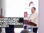 ¡Golpe a la violencia! Homicidios caen 62% en Sonora
