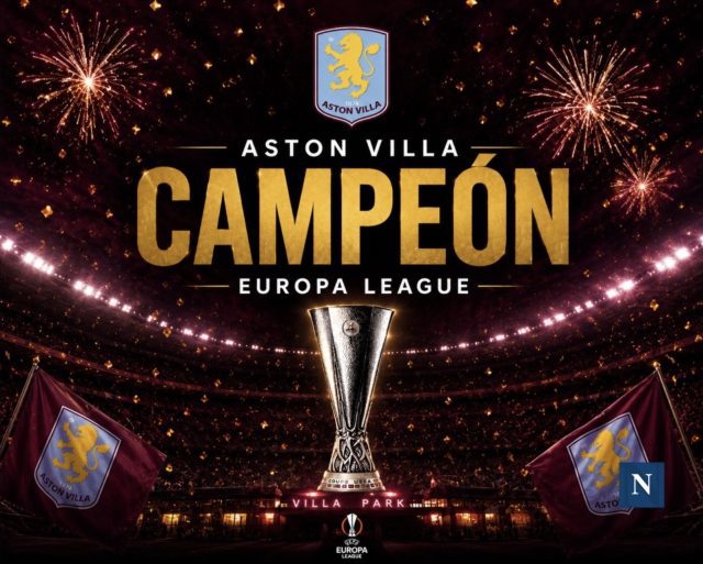 ¡El Aston Villa es campeón de la Europa League y rompe una sequía de 30 años!