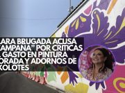 Clara Brugada acusa “campaña” por críticas al gasto en pintura morada y adornos de axolotes