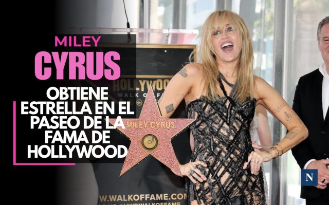 ¡Miley Cyrus se vuelve inmortal en Hollywood!
