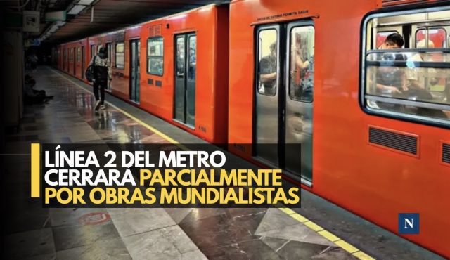 ¡Toma precauciones! Línea 2 tendrá cierres por obras