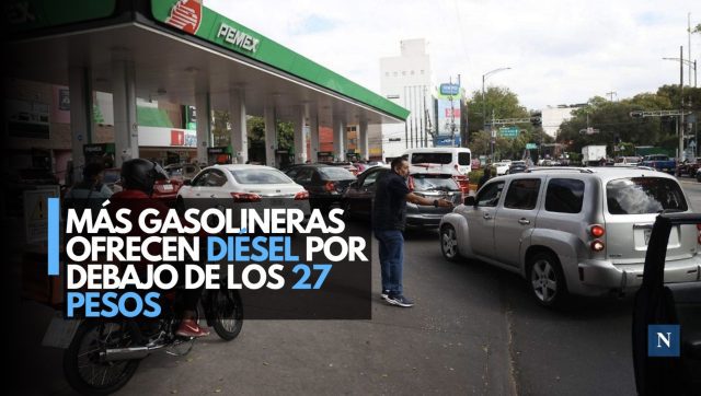 Profeco: más del 63% de gasolineras ya bajó el diésel