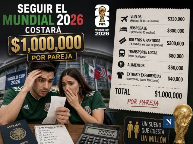 El precio de la pasión: Seguir a México en el Mundial 2026 costará un millón de pesos por pareja