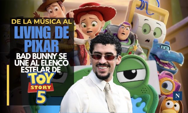 De la música al living de Pixar: Bad Bunny se une al elenco estelar de “Toy Story 5”