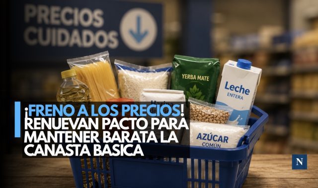Gobierno y empresas pactan tope de 910 pesos a la canasta