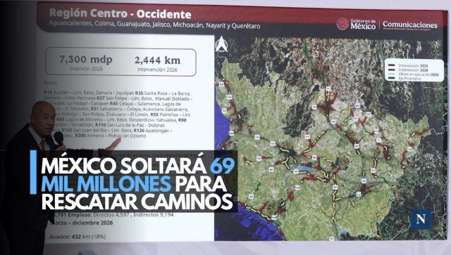 Gobierno anuncia inversión histórica para carreteras en 2026