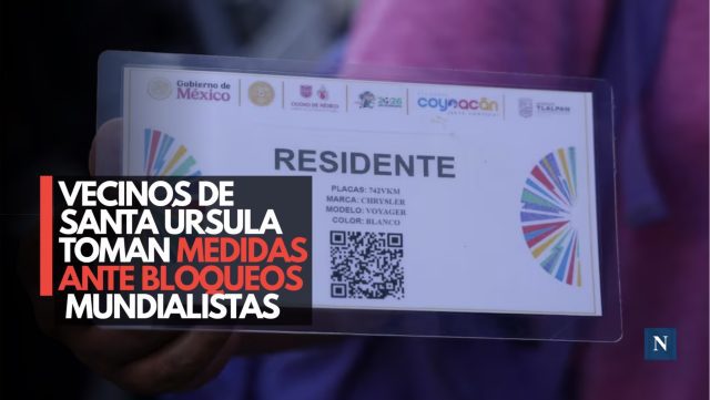¡Modo Mundial! Vecinos crean pases QR para circular