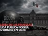 ¡Focos rojos! Deuda pública llegaría al 55% del PIB