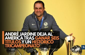 André Jardine deja al América tras ganar seis títulos y un histórico tricampeonato