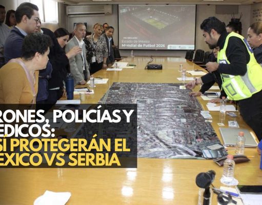 Drones, policías y médicos: así protegerán el México vs Serbia