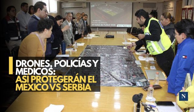 Drones, policías y médicos: así protegerán el México vs Serbia