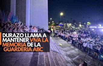 Durazo llama a mantener viva la memoria de la Guardería ABC