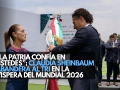 “La patria confía en ustedes”: Claudia Sheinbaum abandera al Tri en la víspera del Mundial 2026
