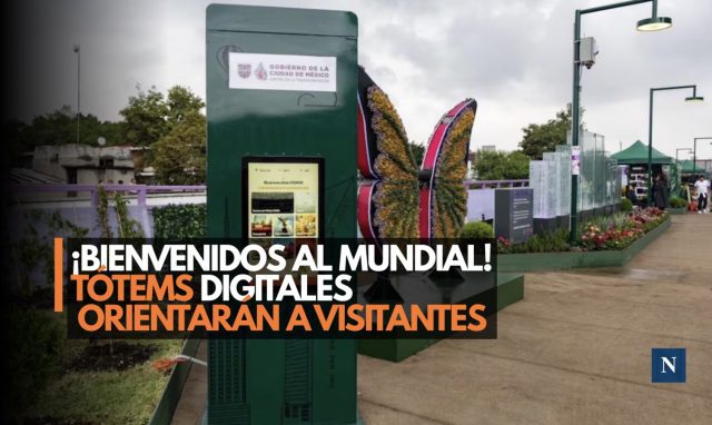 CDMX recibe al mundo con tótems interactivos en Tlallipan