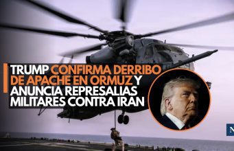 Trump confirma derribo de Apache en Ormuz y anuncia represalias militares contra Irán