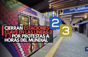 Caos en el Metro CDMX: Cierran estaciones clave en las Líneas 2 y 3 por protestas a horas del Mundial