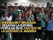 Sheinbaum y Brugada desatan la euforia popular en el Fan Fest de la Gustavo A. Madero