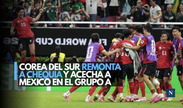Corea del Sur remonta a Chequia y acecha a México en el Grupo A