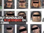 Debut mundialista deja 19 detenidos en la CDMX