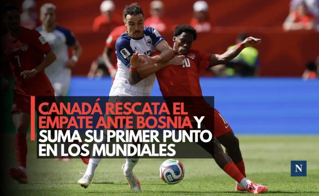 Canadá rescata el empate ante Bosnia y suma su primer punto en los Mundiales