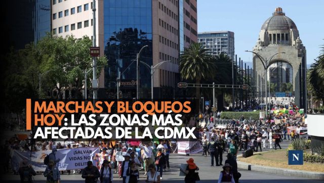 ¿Vas a salir? Estas son las marchas que complicarán la CDMX hoy