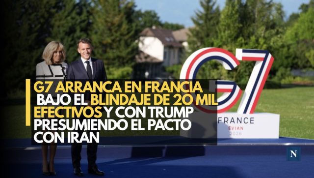 G7 arranca en Francia bajo el blindaje de 20 mil efectivos y con Trump presumiendo el pacto con Irán