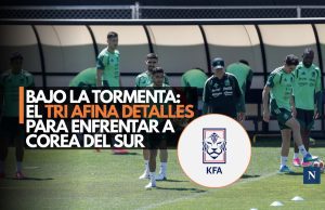 Ni la lluvia los frena: México se prepara para el duelo ante Corea