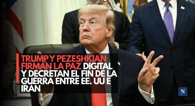 Trump y Pezeshkian firman la paz digital y decretan el fin de la guerra entre EE. UU. e Irán