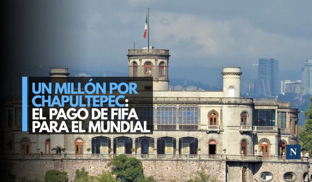 FIFA desembolsó 1 millón por Chapultepec rumbo al Mundial