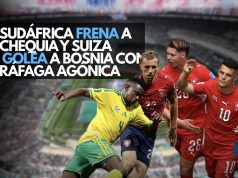 Sudáfrica frena a Chequia y Suiza golea a Bosnia con ráfaga agónica