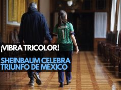 ¡Vibra tricolor! Sheinbaum celebra triunfo de México