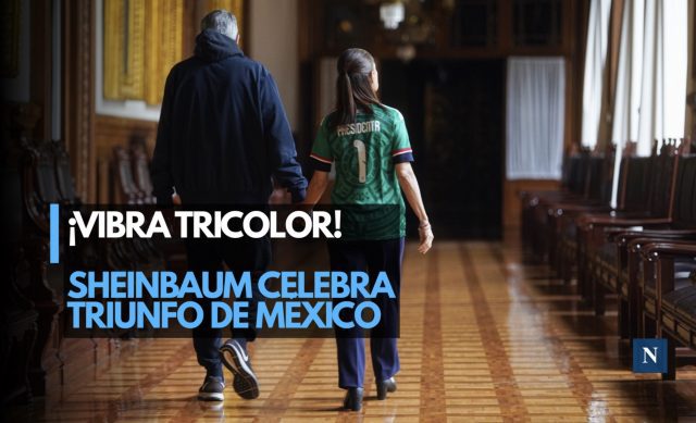 ¡Vibra tricolor! Sheinbaum celebra triunfo de México