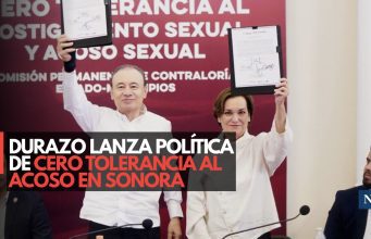 Durazo lanza política de cero tolerancia al acoso en Sonora