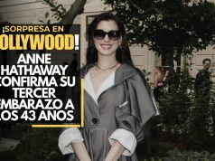 Anne Hathaway confirma su tercer embarazo a los 43 años