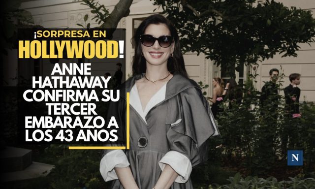 Anne Hathaway confirma su tercer embarazo a los 43 años