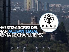 Investigadores del INAH acusan ilegal renta de Chapultepec