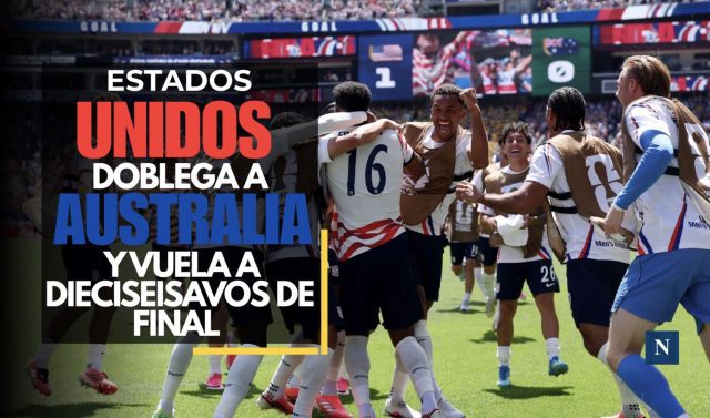 Estados Unidos doblega a Australia y vuela a dieciseisavos de final