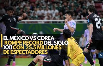 El México vs. Corea rompe récord televisivo del Siglo XXI con 25.5 millones de espectadores