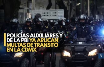 Policías auxiliares y de la PBI ya aplican multas de tránsito en la CDMX