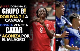 ¡Suiza domina el Grupo B! Doblega 2-1 a Canadá; Bosnia vence a Catar y agoniza por el milagro