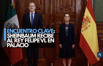 Encuentro clave: Sheinbaum recibe al rey Felipe VI en Palacio