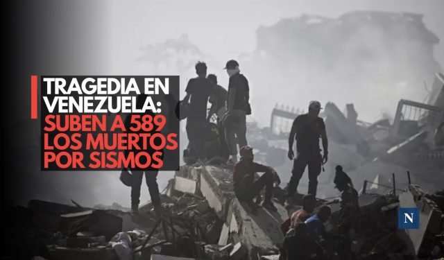 Tragedia en Venezuela: suben a 589 los muertos por sismos