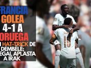 Francia golea 4-1 a Noruega con hat-trick de Dembélé; Senegal aplasta a Irak