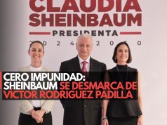 Sheinbaum marca distancia de Víctor Rodríguez y exige cero impunidad