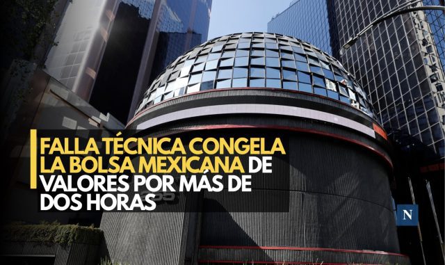 Falla técnica congela la Bolsa Mexicana de Valores por más de dos horas