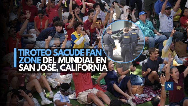 Tiroteo sacude fan zone del Mundial en San José, California