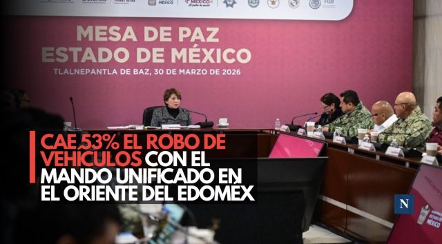 Cae 53% el robo de vehículos con el Mando Unificado en el oriente del Edomex
