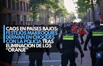 Caos en Países Bajos: Festejos marroquíes derivan en choques con la policía tras eliminación de los “Oranje”